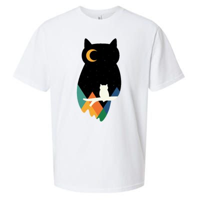 Night Owl Moon Pyramid Sueded Cloud Jersey T-Shirt