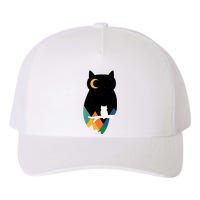 Night Owl Moon Pyramid Yupoong Adult 5-Panel Trucker Hat