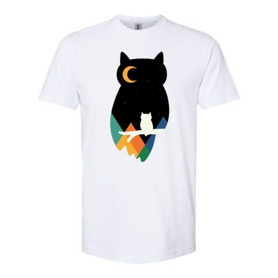 Night Owl Moon Pyramid Softstyle® CVC T-Shirt