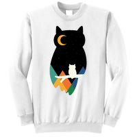 Night Owl Moon Pyramid Sweatshirt