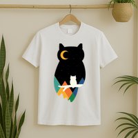Night Owl Moon Pyramid T-Shirt