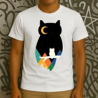 Night Owl Moon Pyramid T-Shirt