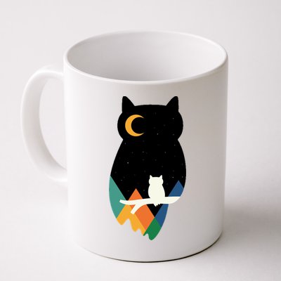 Night Owl Moon Pyramid Mug