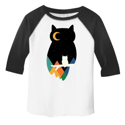 Night Owl Moon Pyramid Toddler Fine Jersey T-Shirt