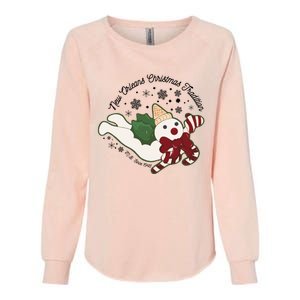 New Orleans Mr Bingle Christmas Tradition Snowmen Christmas Womens California Wash Sweatshirt