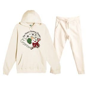 New Orleans Mr Bingle Christmas Tradition Snowmen Christmas Premium Hooded Sweatsuit Set