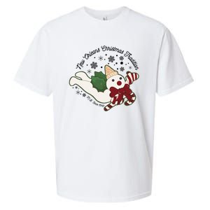 New Orleans Mr Bingle Christmas Tradition Snowmen Christmas Sueded Cloud Jersey T-Shirt