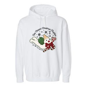 New Orleans Mr Bingle Christmas Tradition Snowmen Christmas Garment-Dyed Fleece Hoodie