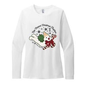 New Orleans Mr Bingle Christmas Tradition Snowmen Christmas Womens CVC Long Sleeve Shirt