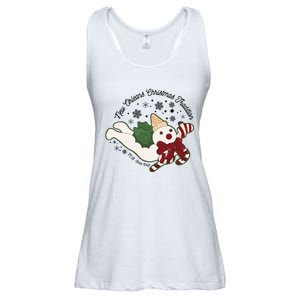 New Orleans Mr Bingle Christmas Tradition Snowmen Christmas Ladies Essential Flowy Tank