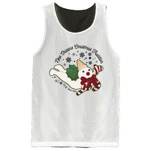 New Orleans Mr Bingle Christmas Tradition Snowmen Christmas Mesh Reversible Basketball Jersey Tank