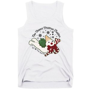 New Orleans Mr Bingle Christmas Tradition Snowmen Christmas Tank Top