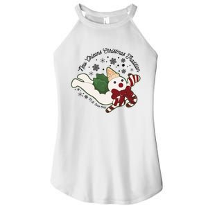 New Orleans Mr Bingle Christmas Tradition Snowmen Christmas Women's Perfect Tri Rocker Tank