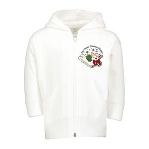 New Orleans Mr Bingle Christmas Tradition Snowmen Christmas Long Sleeve Toddler Zip Fleece Hoodie