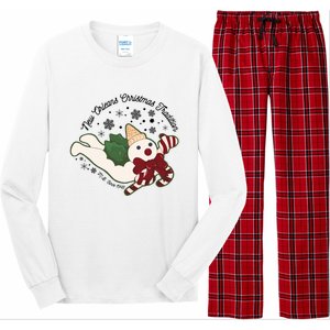 New Orleans Mr Bingle Christmas Tradition Snowmen Christmas Long Sleeve Long Sleeve Pajama Set