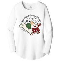 New Orleans Mr Bingle Christmas Tradition Snowmen Christmas Long Sleeve Women's Perfect Tri Tunic Long Sleeve Shirt