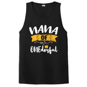 Nana Of Mr Onederful 1st Party Matching Family Cool Gift PosiCharge Competitor Tank