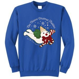 New Orleans Mr Bingle Christmas Tradition Snowmen Xmas Sweatshirt