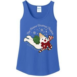 New Orleans Mr Bingle Christmas Tradition Snowmen Xmas Ladies Essential Tank