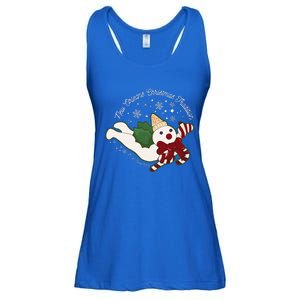 New Orleans Mr Bingle Christmas Tradition Snowmen Xmas Ladies Essential Flowy Tank