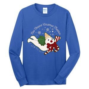 New Orleans Mr Bingle Christmas Tradition Snowmen Xmas Tall Long Sleeve T-Shirt