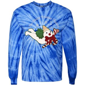 New Orleans Mr Bingle Christmas Tradition Snowmen Xmas Tie-Dye Long Sleeve Shirt