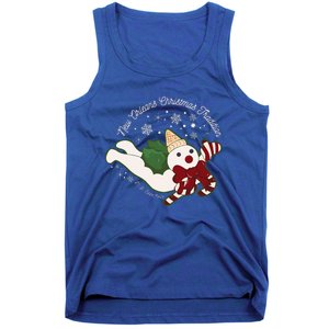 New Orleans Mr Bingle Christmas Tradition Snowmen Xmas Tank Top