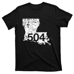 New Orleans Marrero Area Code 504  Louisiana Gift T-Shirt