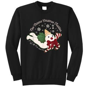 New Orleans Mr Bingle Christmas Tradition Snowmen Christmas Sweatshirt