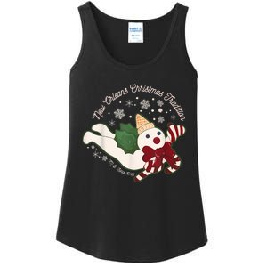 New Orleans Mr Bingle Christmas Tradition Snowmen Christmas Ladies Essential Tank