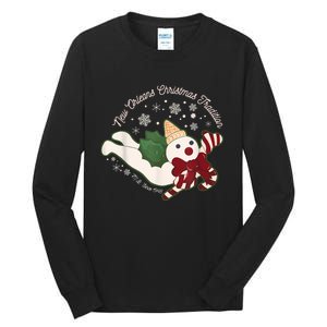 New Orleans Mr Bingle Christmas Tradition Snowmen Christmas Tall Long Sleeve T-Shirt