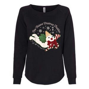 New Orleans Mr Bingle Christmas Tradition Snowmen Christmas Womens California Wash Sweatshirt