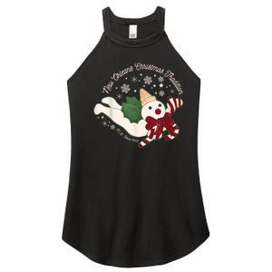 New Orleans Mr Bingle Christmas Tradition Snowmen Christmas Women's Perfect Tri Rocker Tank