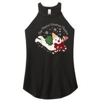 New Orleans Mr Bingle Christmas Tradition Snowmen Christmas Women's Perfect Tri Rocker Tank