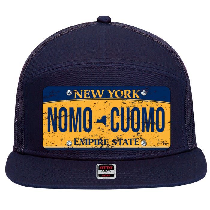 NoMo Cuomo 7 Panel Mesh Trucker Snapback Hat