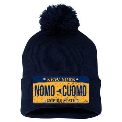 NoMo Cuomo Pom Pom 12in Knit Beanie