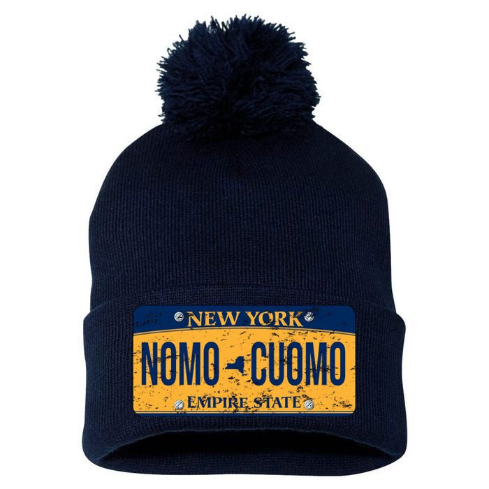 NoMo Cuomo Pom Pom 12in Knit Beanie