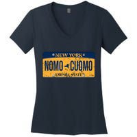 NoMo Cuomo Women's V-Neck T-Shirt