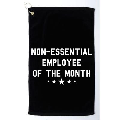 Non-Essential Employee Of The Month Golf Towel