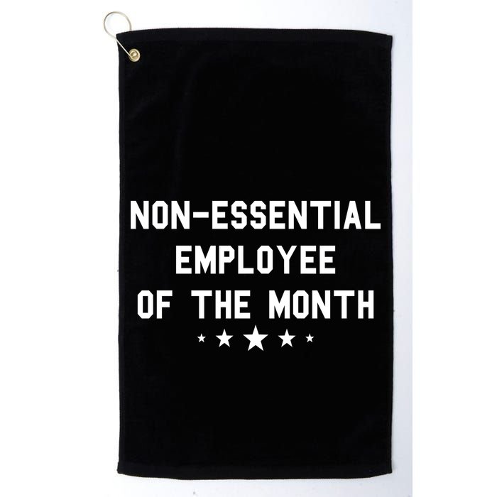 Non-Essential Employee Of The Month Golf Towel
