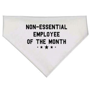 Non-Essential Employee Of The Month USA-Made Doggie Bandana