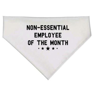 Non-Essential Employee Of The Month USA-Made Doggie Bandana