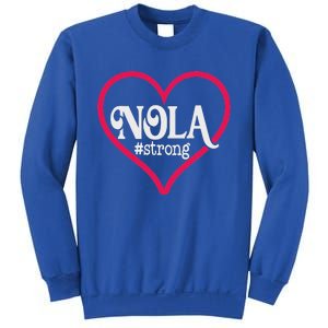 New Orleans Nola Strong Heart Sweatshirt