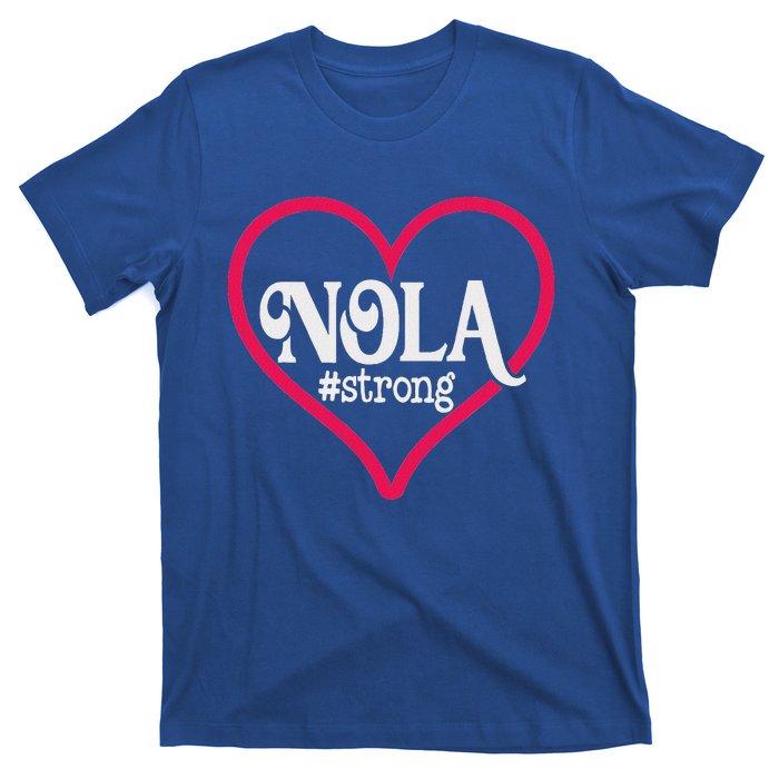 New Orleans Nola Strong Heart T-Shirt