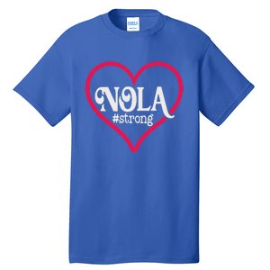 New Orleans Nola Strong Heart Tall T-Shirt