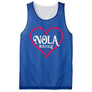 New Orleans Nola Strong Heart Mesh Reversible Basketball Jersey Tank