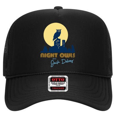 Night Owls High Crown Mesh Back Trucker Hat