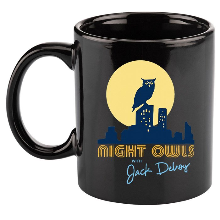 Night Owls 11oz C Handle Ceramic Mug