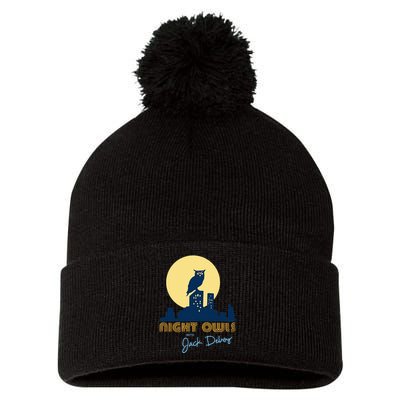 Night Owls Pom Pom 12in Knit Beanie