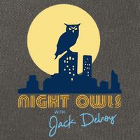 Night Owls Cotton Canvas Backpack